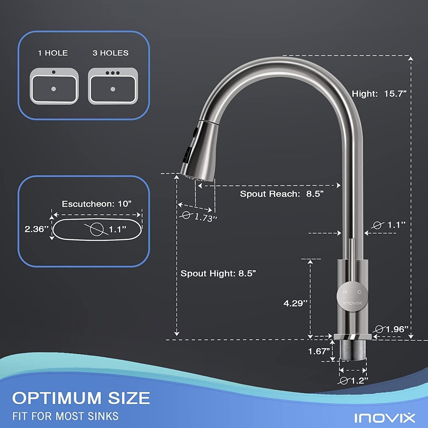 Pull Down Single Kitchen Faucet