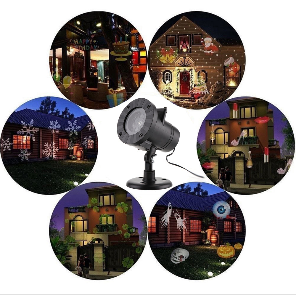Waterproof LED Laser Projector Light